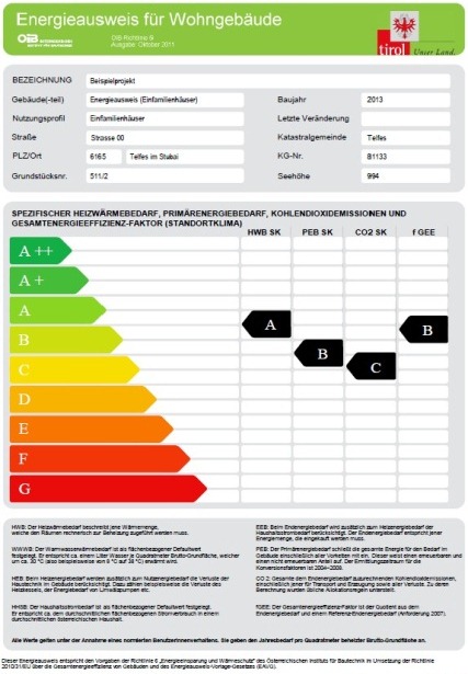 Energieausweis Muster1